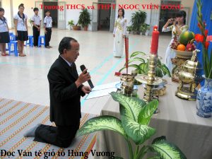 Thầy Võ Thanh Vân đọc Văn tế Giỗ tổ Hùng Vương kỳ giỗ 4895(2016)