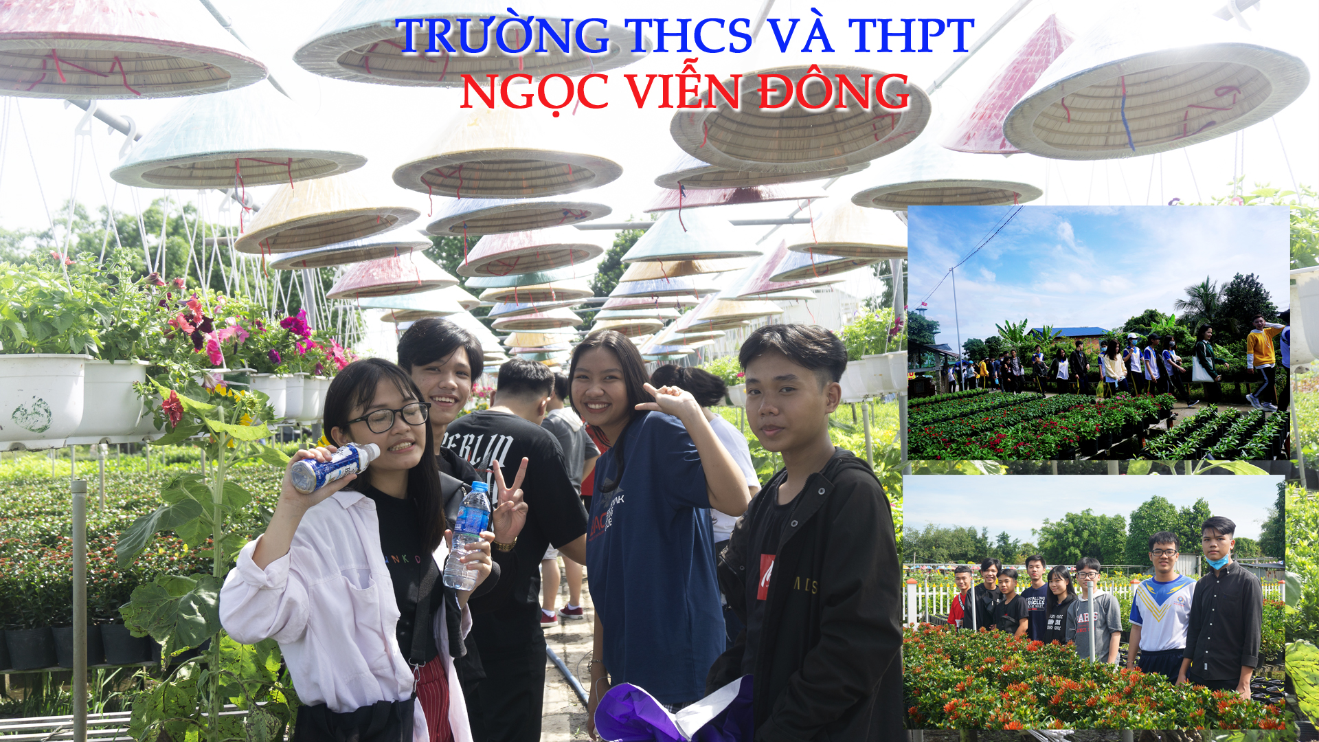 Học sinh trường Ngọc Viễn Đông tham quan làng hoa Sa Đéc