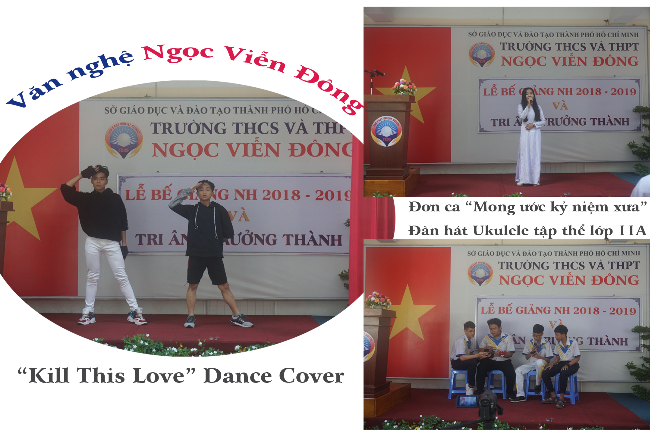 Văn nghệ Ngọc Viễn Đông: Dance cover "Kill This Love", Đơn ca "Mong ước kỷ niệm xưa", Đàn hát Ukulele...