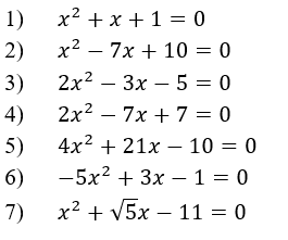 giải phương trình bậc 2