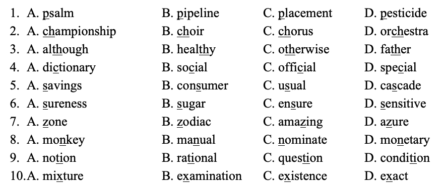 Consonants – Cách phát âm phụ âm