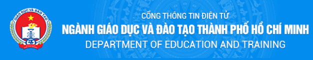 Banner của Sở Giáo dục và Đào tạo Thành phố hồ Chí Minh
