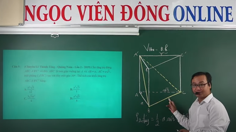 GV Hoàng Kim Sang - Bài giảng Thể tích khối lăng trụ không đều